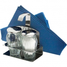 Zestaw 2-elementowy do przypraw z serwetnikiem [ Stalgast] - Centrum Wyposażenia Sklepów (2)