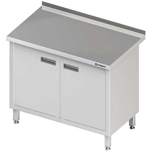  Stalgast - Stół przyścienny z drzwiami skrzydłowymi 1200x600x850 mm - Centrum Wyposażenia Sklepów (1)