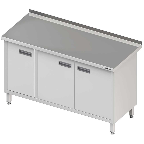  Stalgast - Stół przyścienny z drzwiami skrzydłowymi 1500x700x850 mm - Centrum Wyposażenia Sklepów (1)
