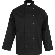 Bluza kucharska czarna chef s unisex - Centrum Wyposażenia Sklepów