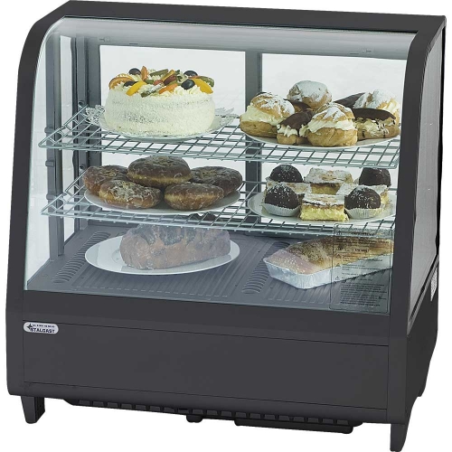  Stalgast - Witryna ekspozycyjna 100 l czarna - Centrum Wyposażenia Sklepów (1)