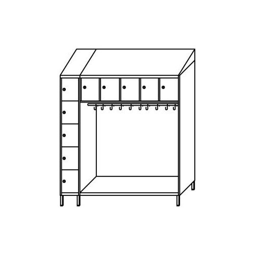  PLASTMET - ZESPÓŁ SZATNIOWY 10OS. PS 70 38 - Centrum Wyposażenia Sklepów (2)