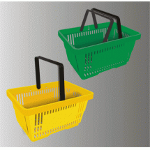 Koszyk samoobsługowy 22l [] - Centrum Wyposażenia Sklepów (2)