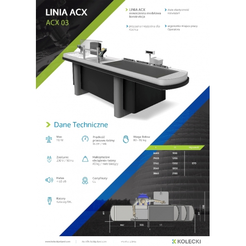 Boks kasowy Kolecki - ACX 03 - Centrum Wyposażenia Sklepów (4)