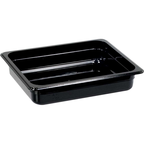  Stalgast - Pojemnik gn 1/2 65 mm czarny poliwęglan - Centrum Wyposażenia Sklepów (1)