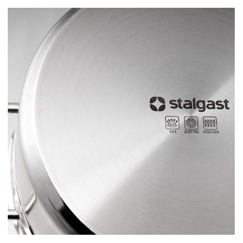  Stalgast - Garnek wysoki d 160 mm 2,5 l z pokrywką -  (4)